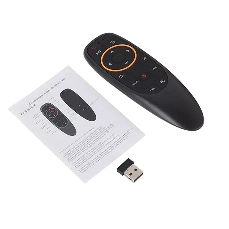 

G10S/G10S Pro Smart Voice Remote Control for Android TV Box PC 2.4G RF Gyroscope Wireless Air Mouse IR Learning