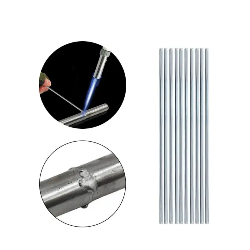 

Low Temperature Easy Melt Aluminum Welding Rods Weld Bars Cored Wire 2mm Rod Solder For Soldering Aluminum No Need Solder Powder