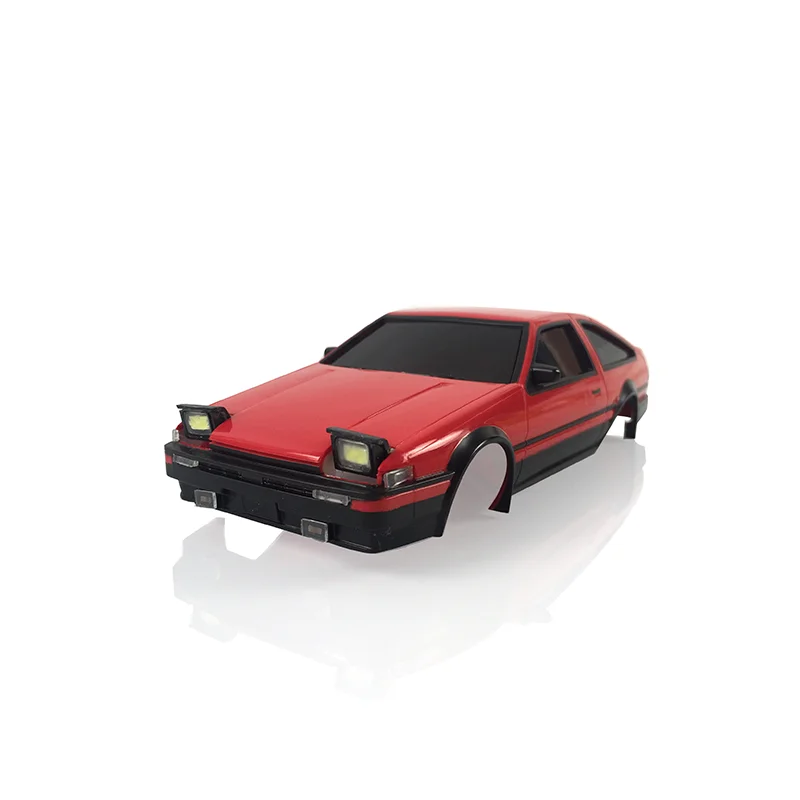 HGM игрушки пластиковый корпус корпуса 90 мм WB W Flip LED System Servo Для 1/24 TAMIYA 1/28 KYOSHO Drift