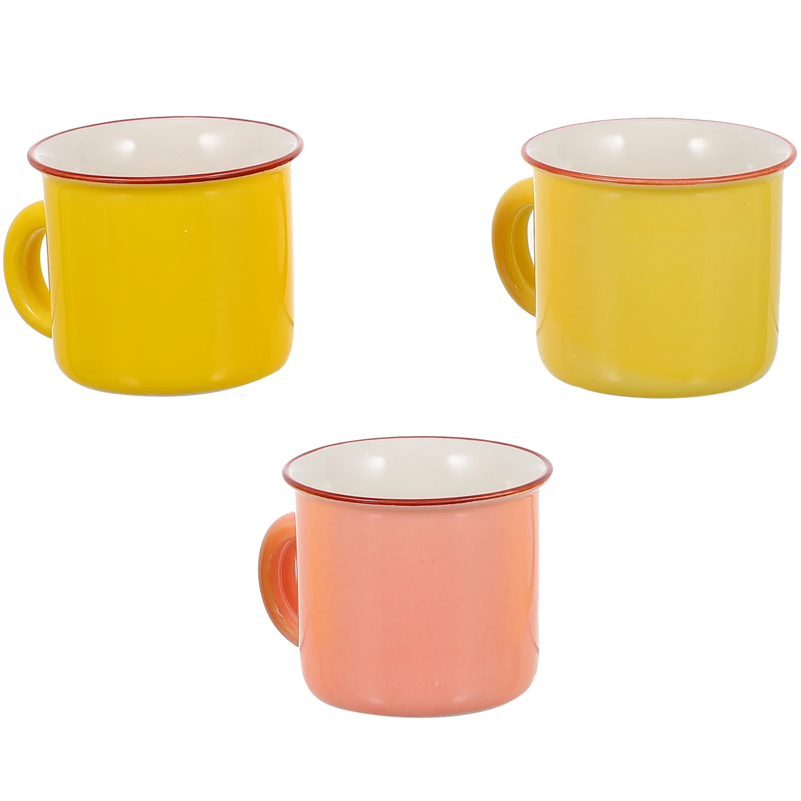 

3pcs Small Mug Small Safe Nice Good Ceramic Cup Coffee Cup for Children Kids