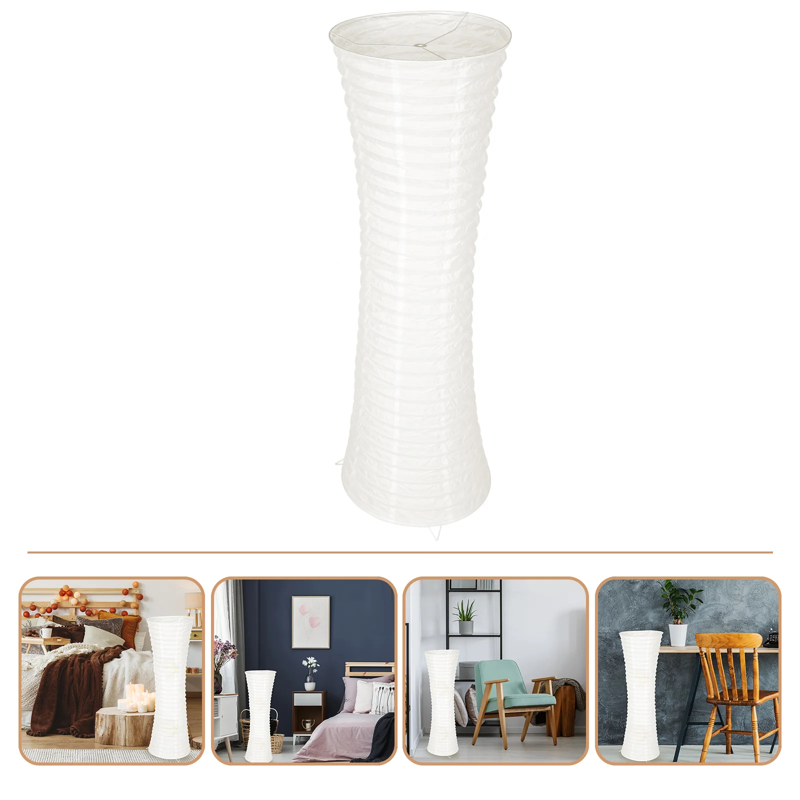 

Household Simple Paper Lampshade Contemporary Floor Lamp Dustproof Light Shell