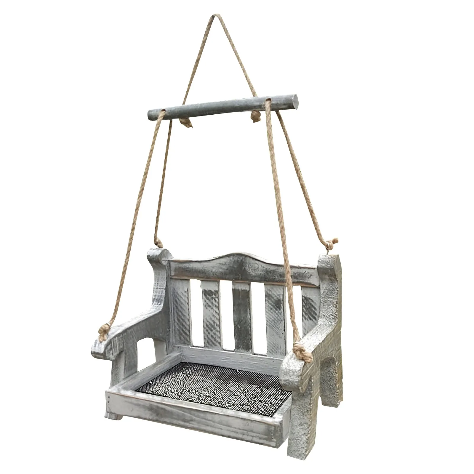 

Quail Coop Sign decoration wooden bird hanging feeder feeder Outdoor chair feeder garden pet Patio Lawn & Deer Proof Feeder