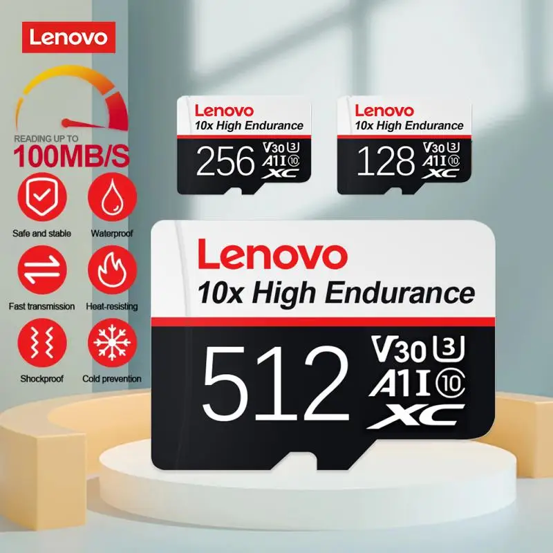 

Флэш-карта памяти Lenovo, класс 10, флэш-карта памяти Micro TF, SD, 1 ТБ, 512 ГБ, 256 ГБ, 128 ГБ, 64 ГБ, для телефона, камеры, дрона