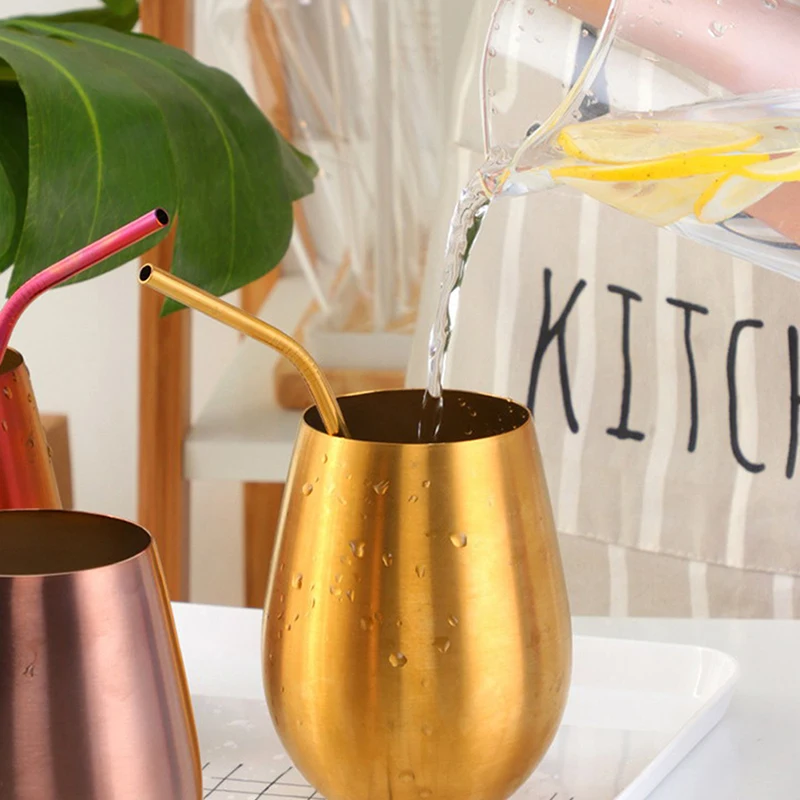 500 Мл Пивная Кружка Из Нержавеющей Стали Разноцветная Коктейльная Для Сока