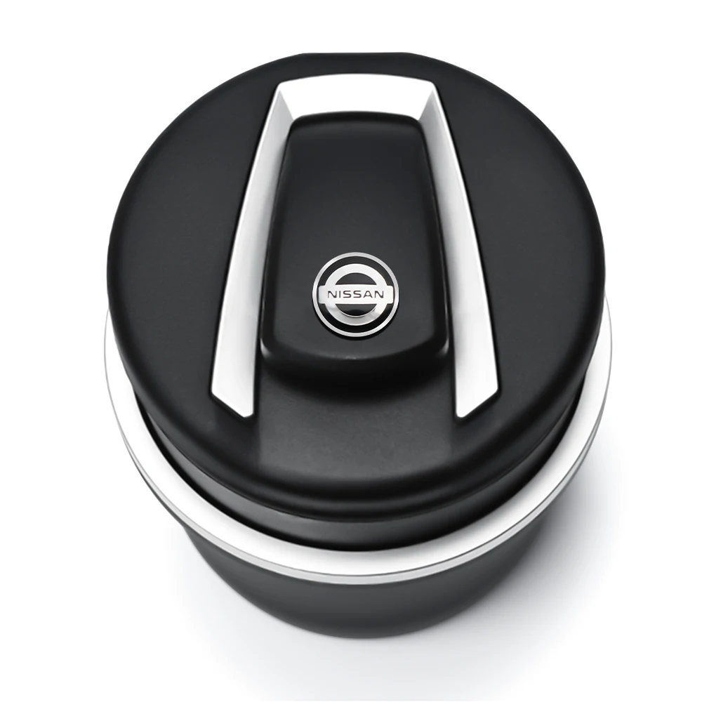 

1PCS Car Ashtray Garbage Cup Container Cigar Ash Tray Styling Universal Size LED Ashtrays For Nissan Qashqai X J10 J11 Trail