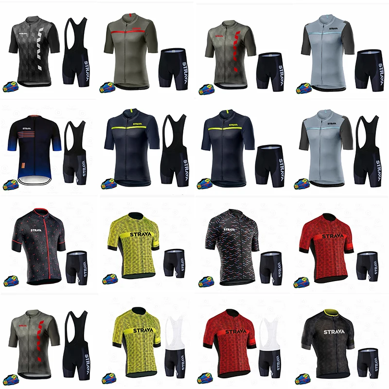 

STRAVA China Custom Road Quick Dry Apparel Customized Women And Mens Biking Jersey Set, 2021 New Clothing Cycling Jersey Suits