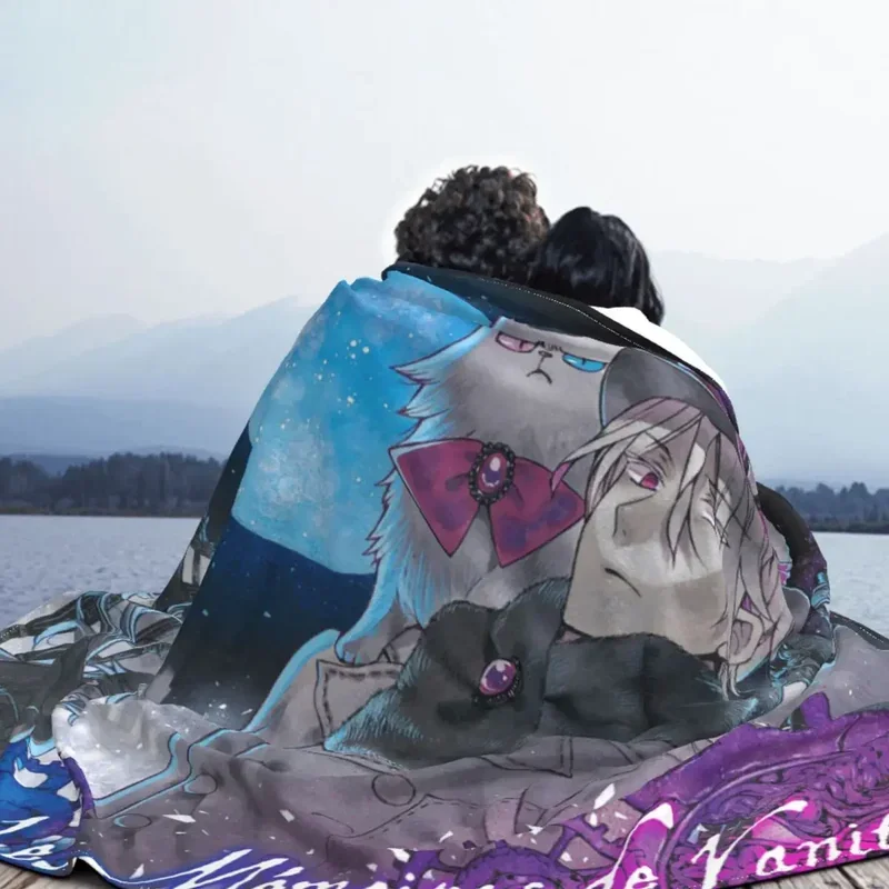 Одеяла с рисунком аниме потенциозное исследование ванитас бархатные легкие