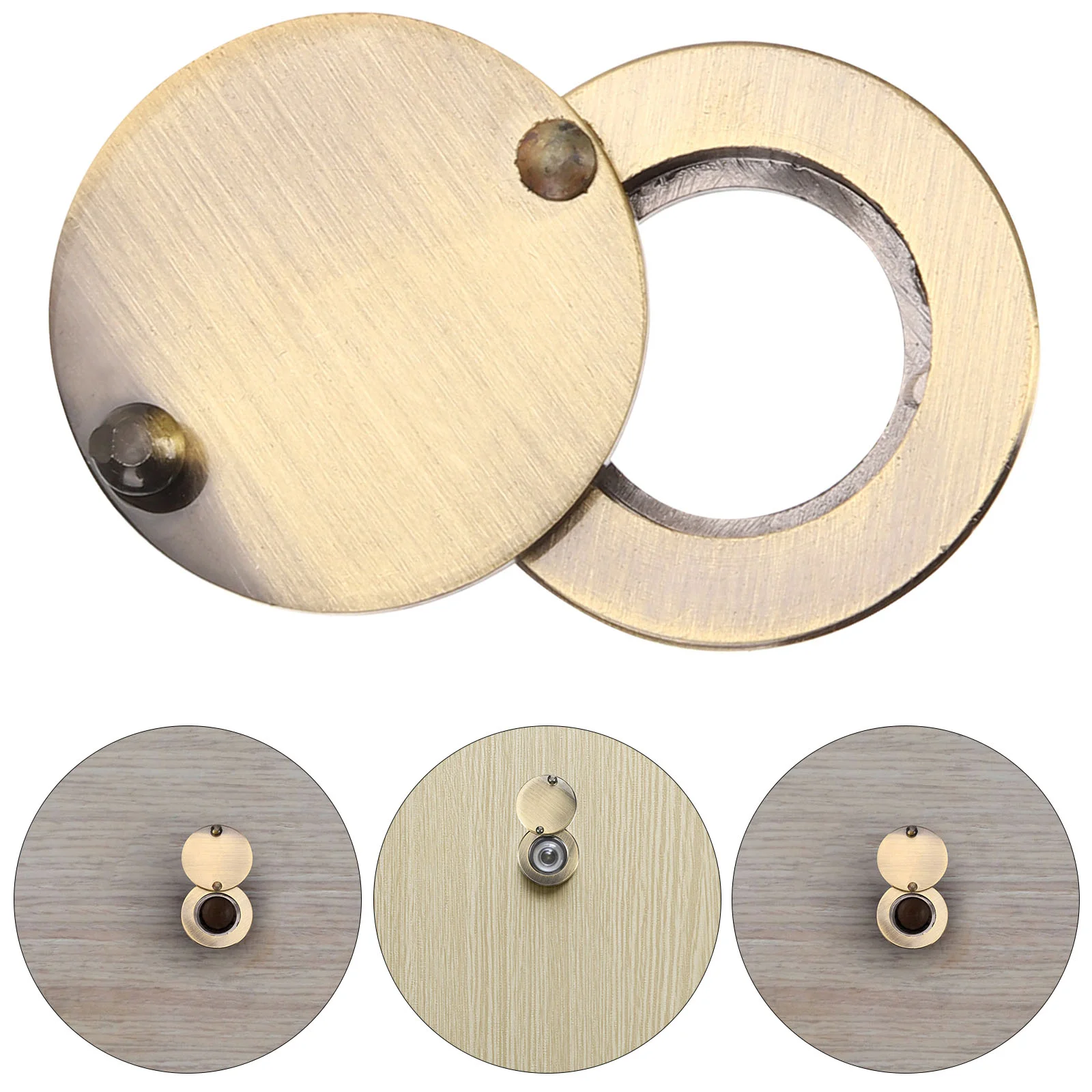 

Door Peephole Cover Plate Apartment Essentials Women Privacy Viewer Only Decorative