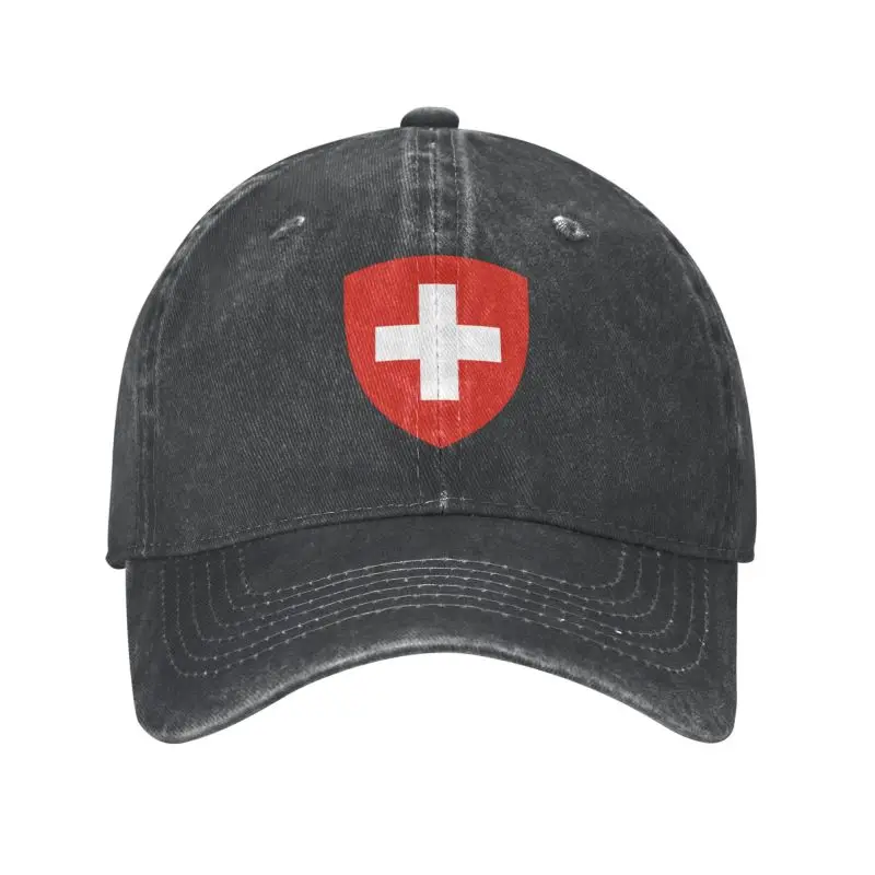 

Personalized Cotton Coat Of Arms Of Switzerland Baseball Cap Hip Hop Men Women's Adjustable Dad Hat Spring