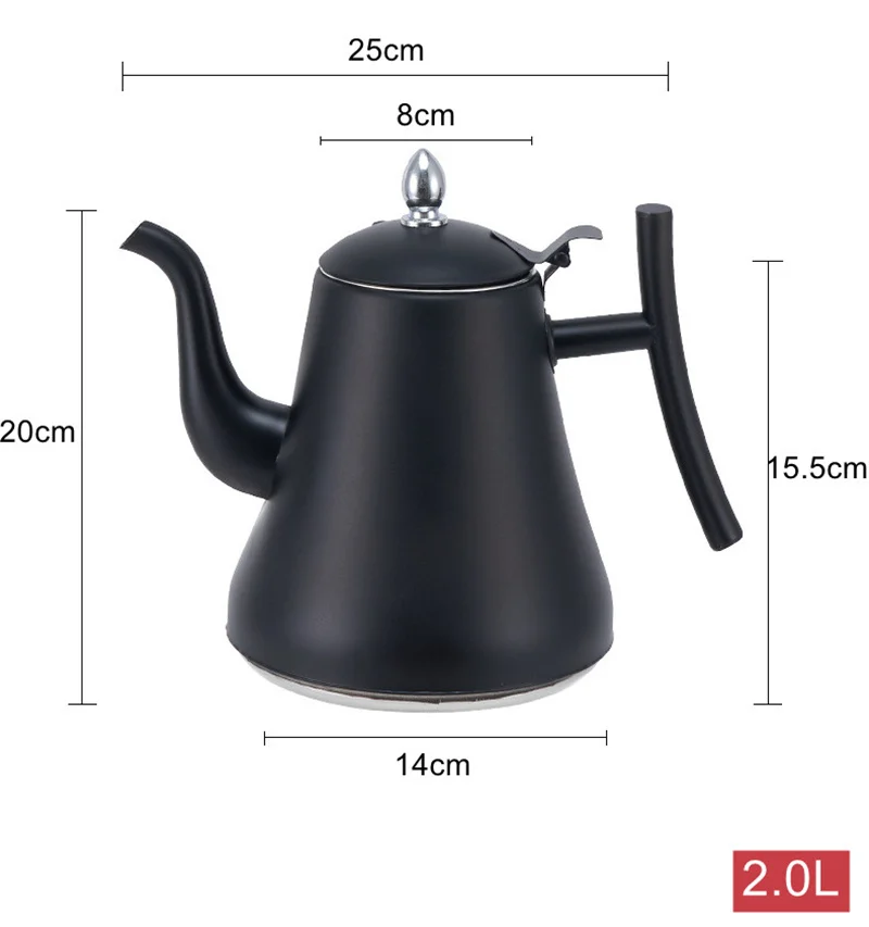 

Стальной чайник 2.0 л с фильтром