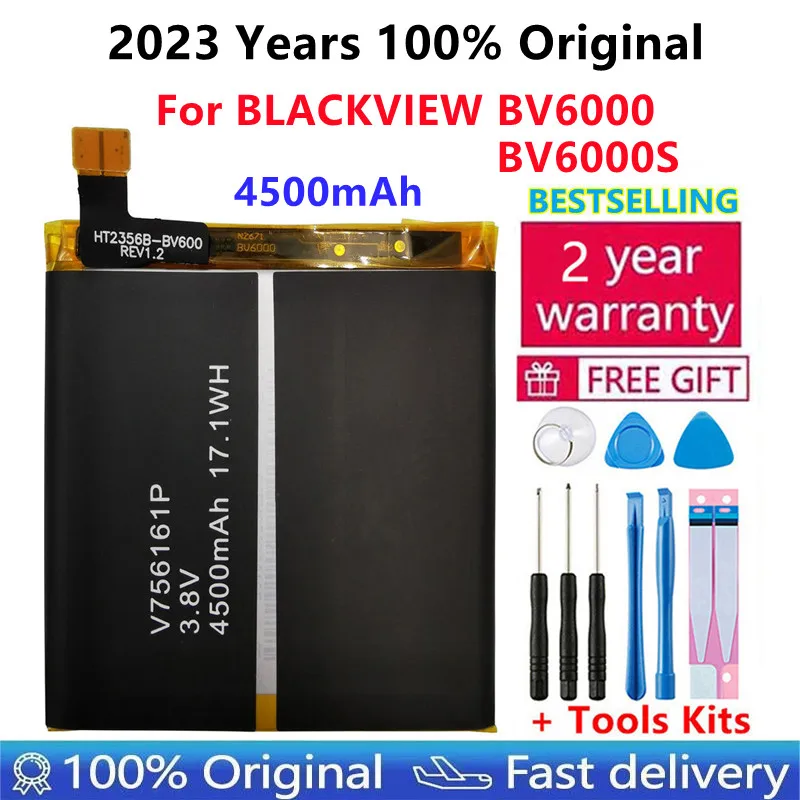 

2023 Hot BV6000 Battery 100% Original For BLACKVIEW BV6000S Mobile Phone Battery 4500mAh With Tracking Number