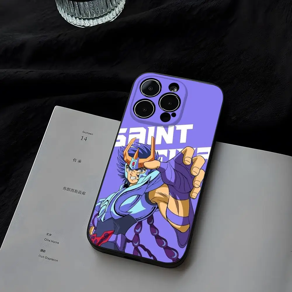 Чехол для телефона Saint Seiya iPhone 16 Pro Max 15 11 13 14 Xs Mini Xr X 7 Plus Shell Coque