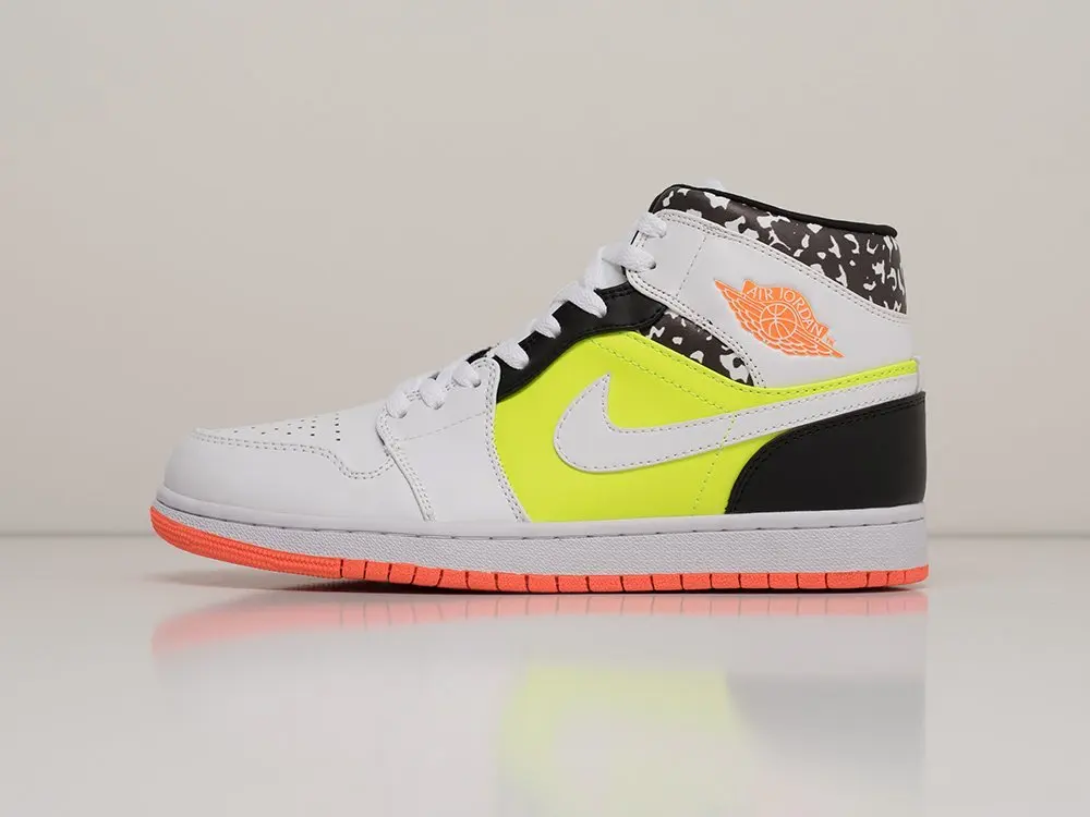 Кроссовки Nike Air Jordan 1 Белый Демисезон Мужской | Обувь