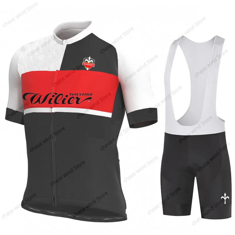 

2022 NEW Wilier Team Cycling Jersey Sets Summer Bike Short Sleeve Men Bike Clothes Wear Bib Shorts Breathable 19D Pad Ciclismo