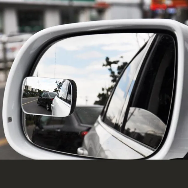 

Универсальное 360-градусное HD зеркало для слепых зон для автомобиля, безрамное ультратонкое широкоугольное выпуклое зеркало заднего вида, автомобильные аксессуары