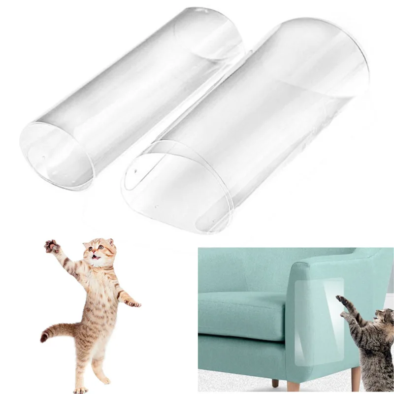 

2 Pcs Furniture Protectors for Cats Cat Scratching Post Durable Sticker Tape Anti Pet Scratch Paw Pads for Couch Sofa