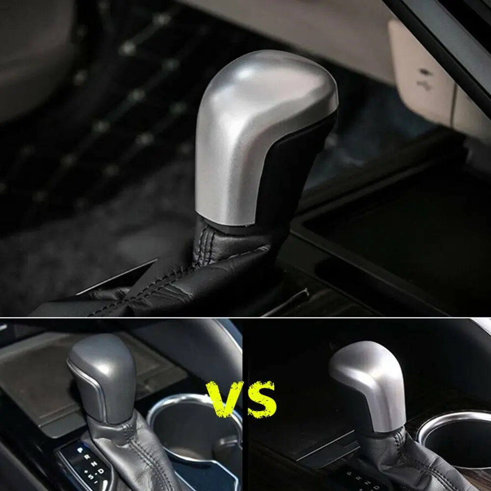 Серебряная накладка на ручку переключения передач из углеродного волокна для
