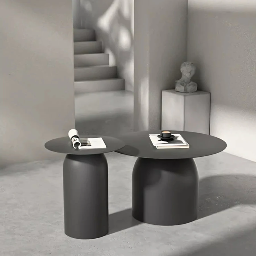 

Nordic Modern Coffee Table Luxury Minimalist Aesthetic Round Industrial Coffee Living Room Mobili Soggiorno Decoration Home