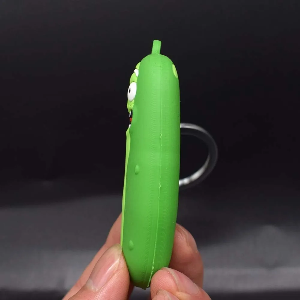 Для 1 шт. брелок для ключей с рисунком огурца украшение школьной сумки подарки