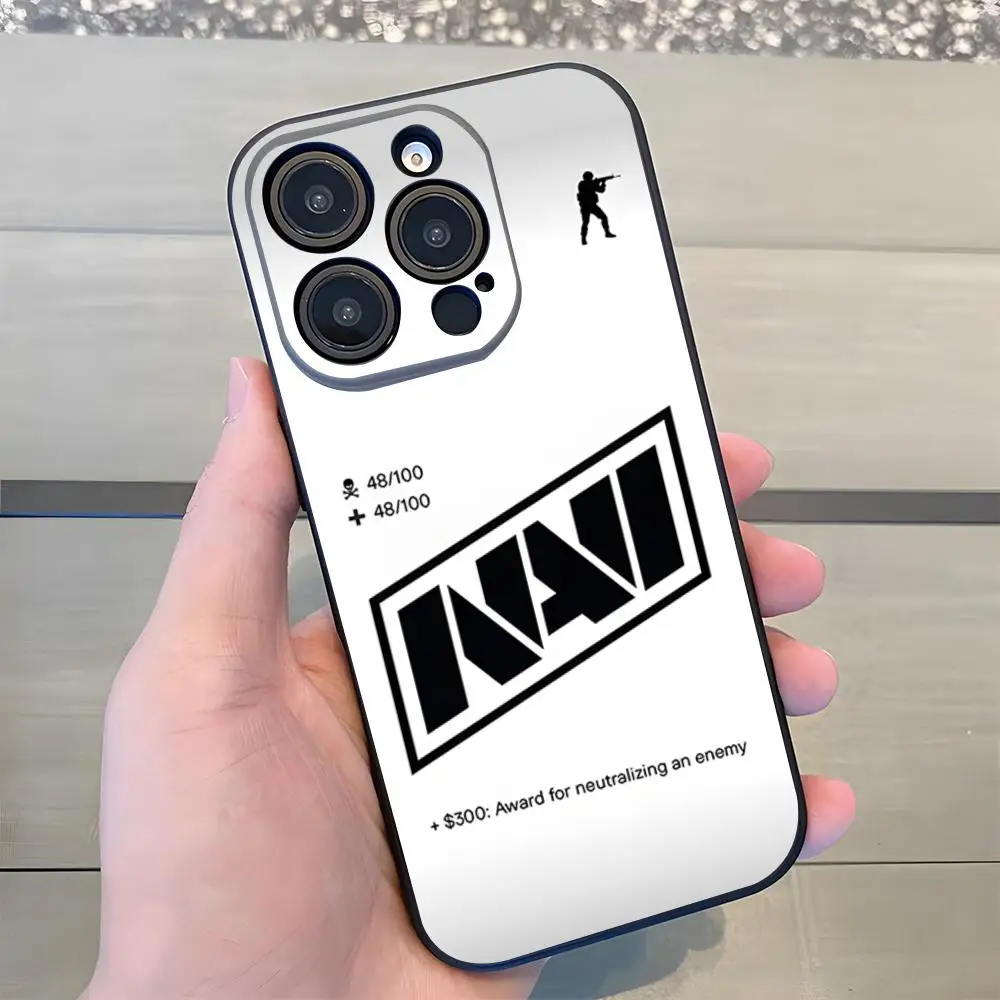 Фото Чехол N-Natus V-Vincere Game для iPhone 17 Pro Max, 15 Pro, 16, 14 Plus, 12, 13 Mini, 11 Pro, противоударный, мягкий №2