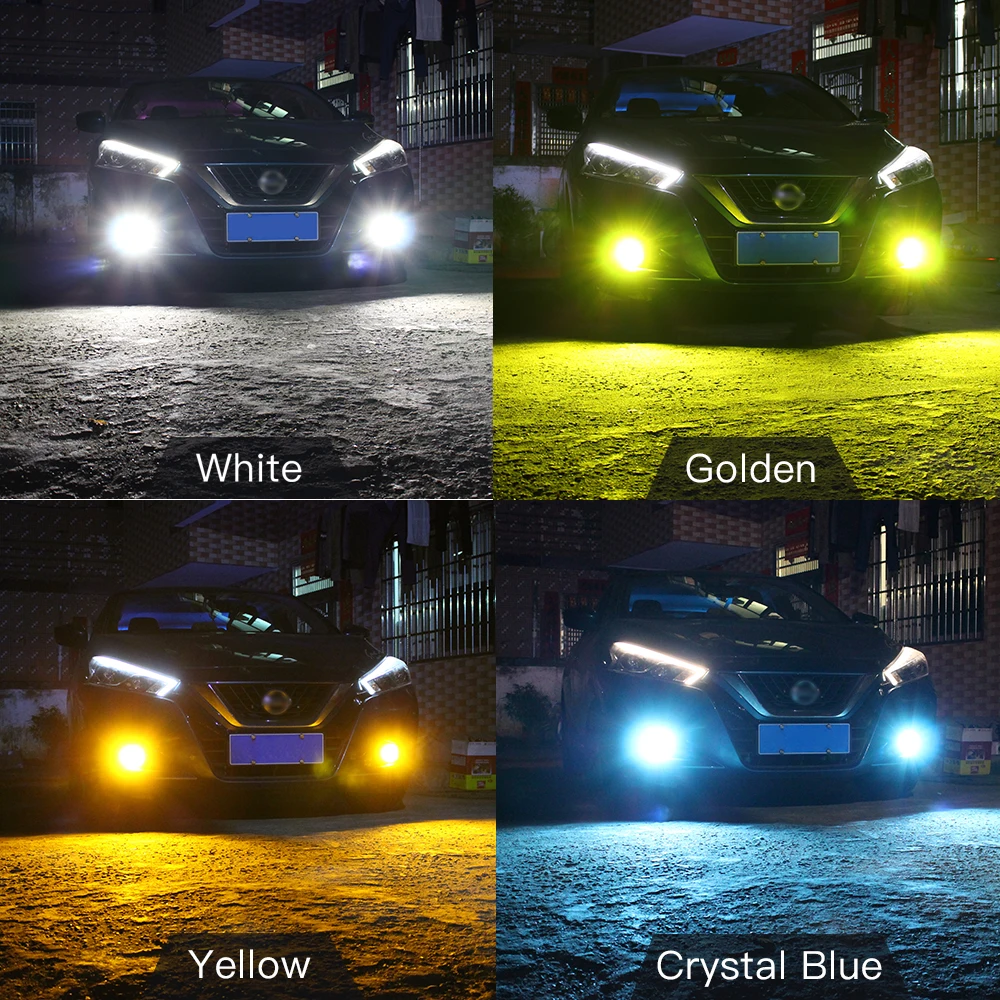 2 шт. светодиодные противотуманные фары H8 H11 H16 Canbus для Renault Duster Fluence Kadjar Kangoo Koleos 1