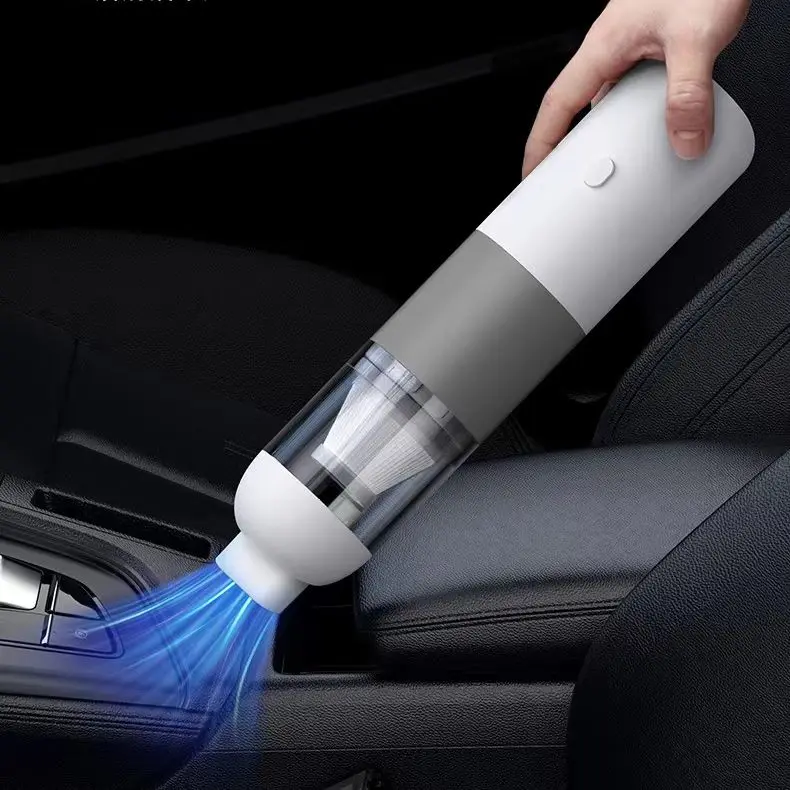 Portable Car Vacuum Cleaner Rechargeable Handheld Automotive Vacuum Cleaner For Car Wireless Dust Catcher Cyclone Suction