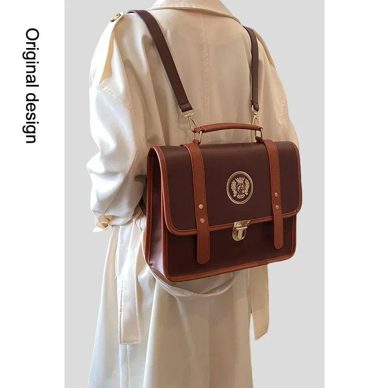 

Японский рюкзак в стиле преппи из искусственной кожи, Модный школьный ранец высокого качества, униформа JK, сумка на плечо, сумка-мессенджер через плечо
