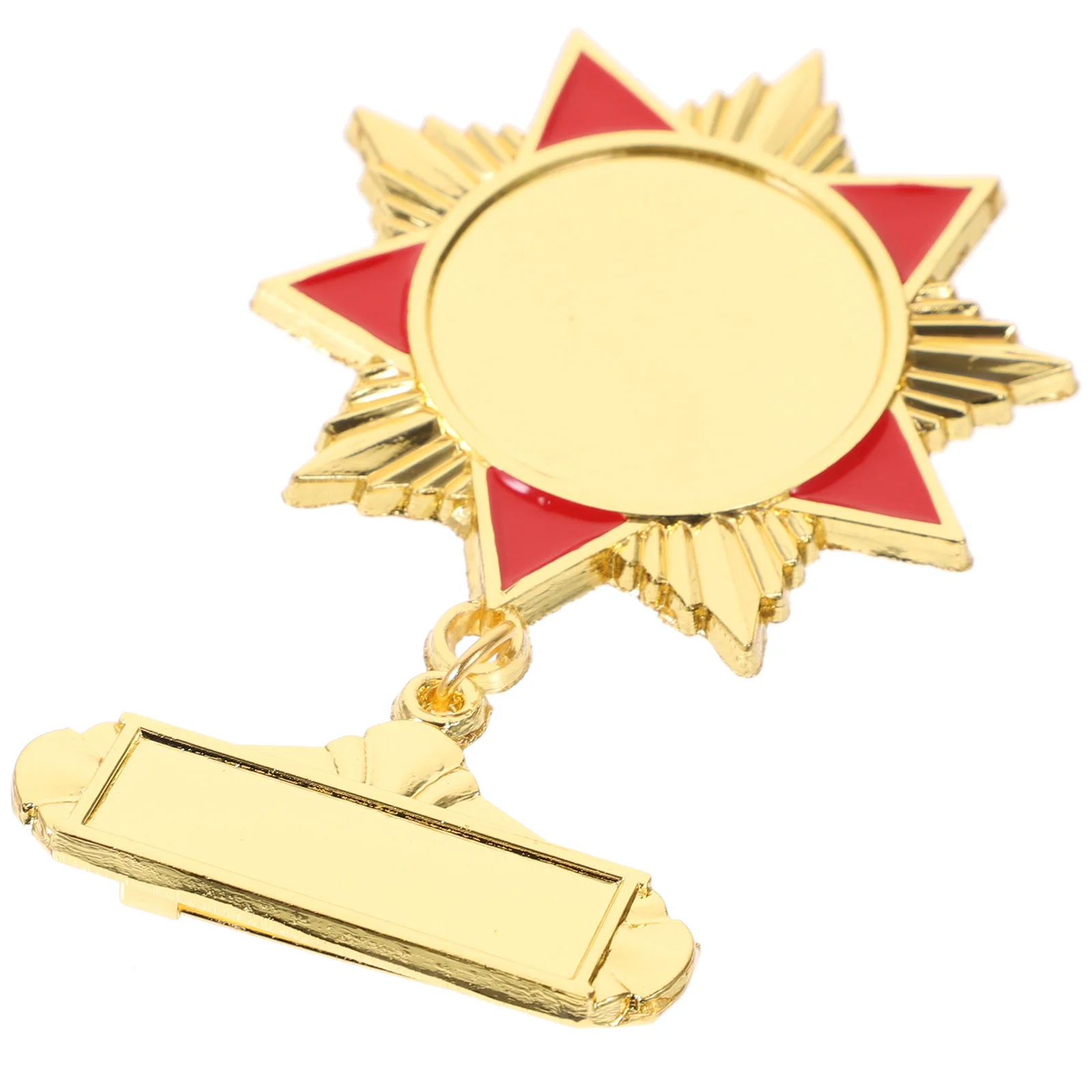 

Medal Party Kids Memorial Medals Costume Favors Day Badge Pin Hero Lapel Veterans Corsages Soldier Accessory Toy Brooch Gold