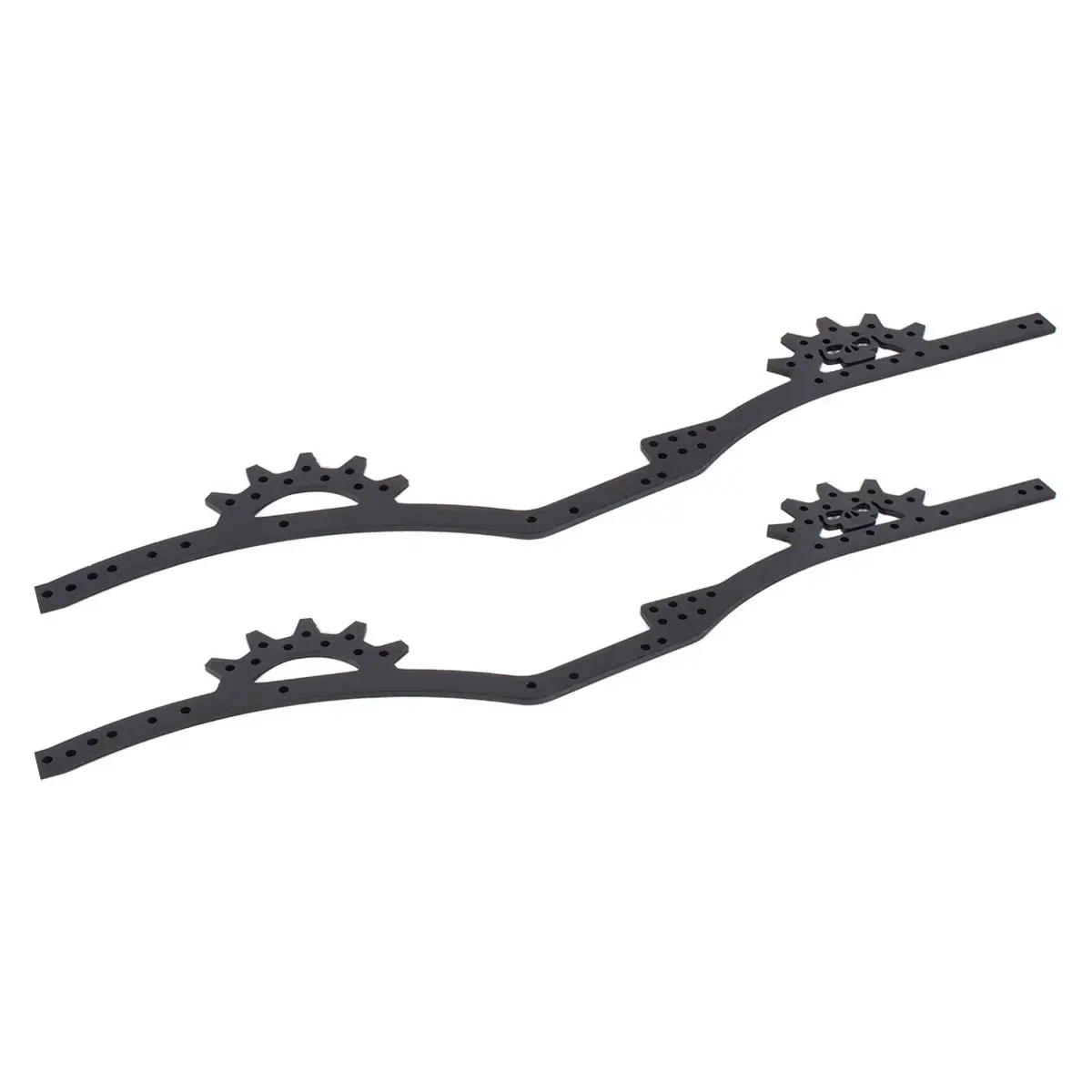 HWRC комплект шасси LCG из алюминиевого сплава рама рельсы для 1/10 радиоуправляемых