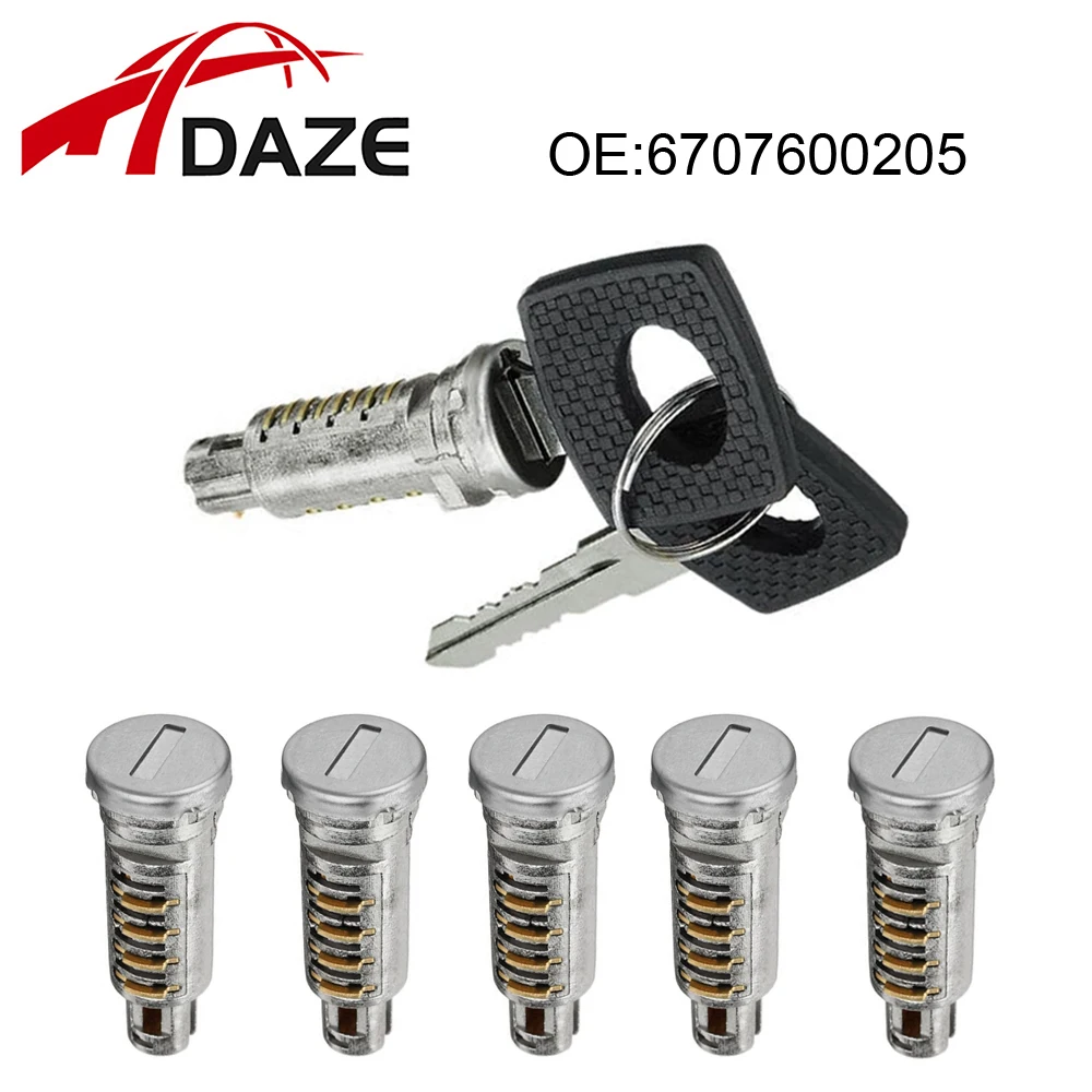

ДАЗЕ А 6707600205 6707600205 Цилиндровые бочки дверного замка с 2 ключами для VW LT 96-06 Mercedes Sprinter 95-06 Vito W638 96-03