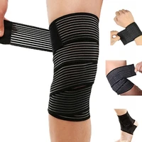 1pcs weightlifting elastic bandage leg compression calf knee support band wrap band support sports safety
