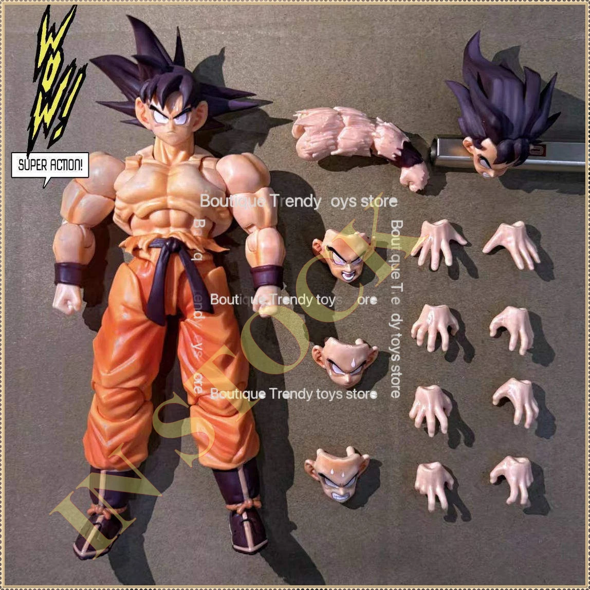 Фото В наличии! Суперфигурка Сон Гоку из Dragon Ball Z SHF Super Saiyan Kaioken. Аниме-фигурка, модель, игрушка, подарок. №2
