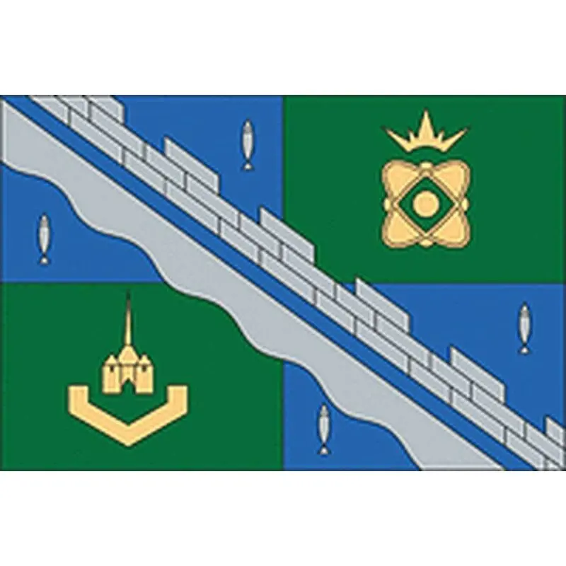 Флаг города Сосновый Бор