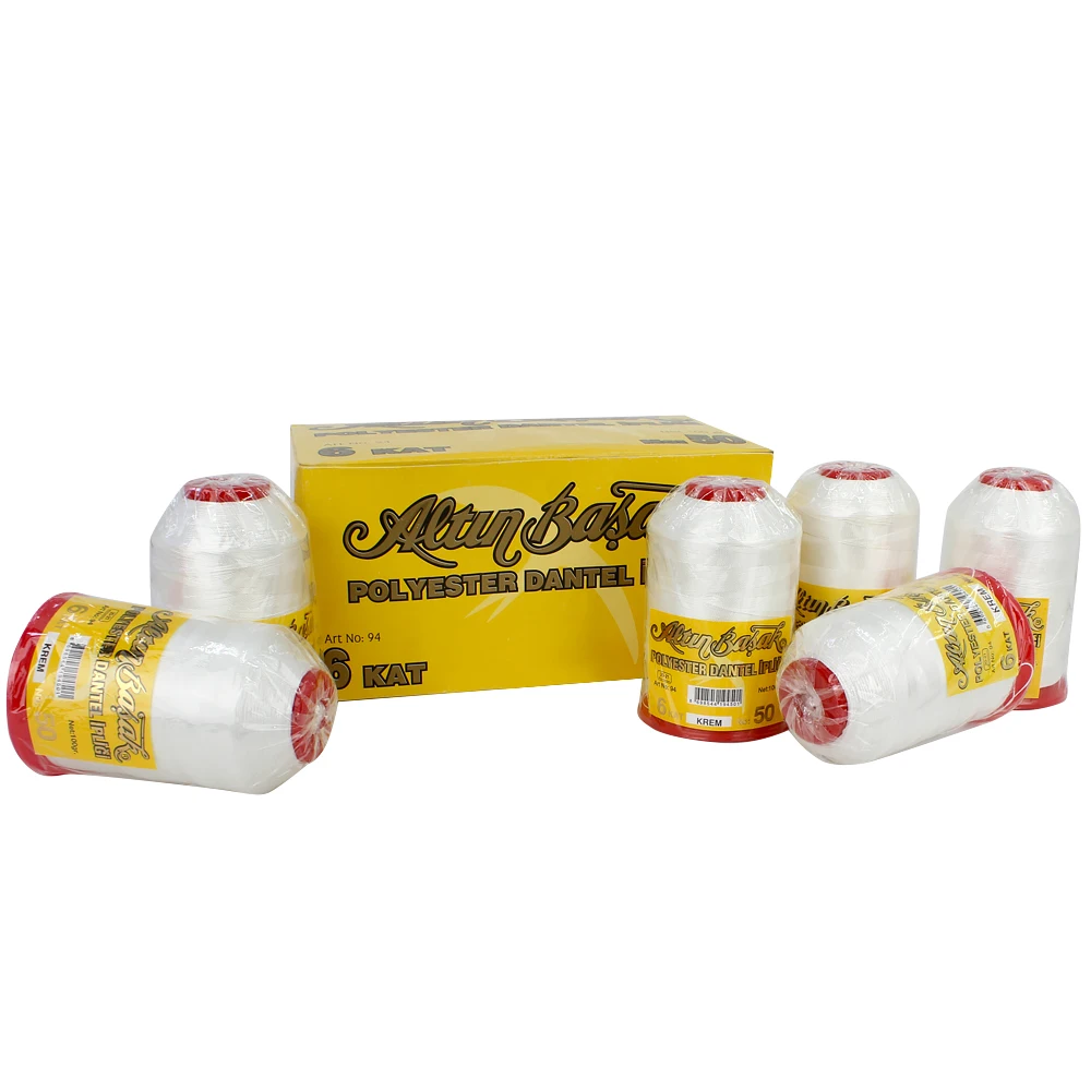 Кружевная пряжа высшего качества № 50 100 г 6 шт. Скатерть из полиэстера занавеска