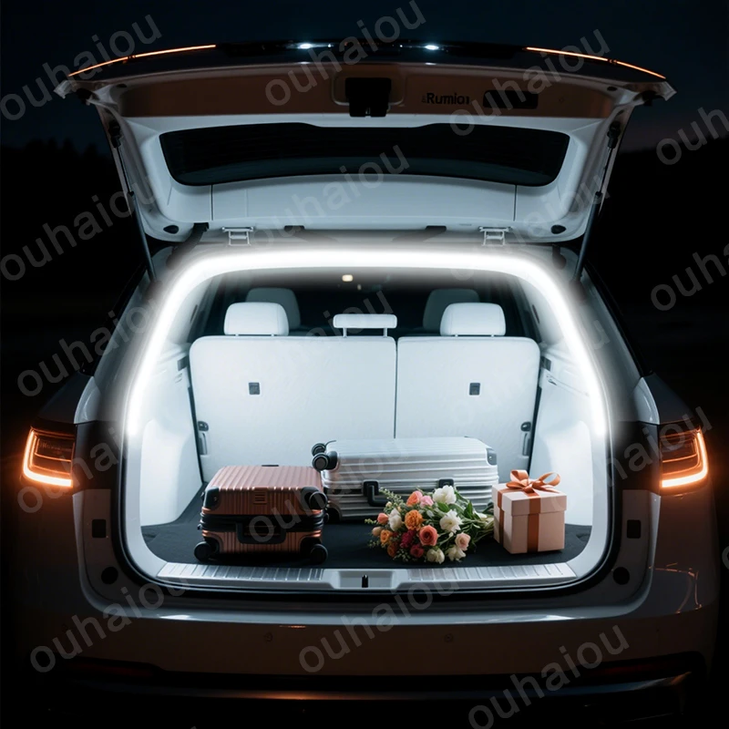 

Для Toyota Rumion модификация фонаря багажника атмосферные огни белый теплый белый задний багажник светодиодный светильник