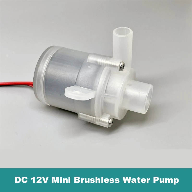

DC 12V Mini Mute Brushless Water Pump Submersible Impeller Centrifugal Pump Circulating Pump DIY Aquarium Fish Tank Fountain