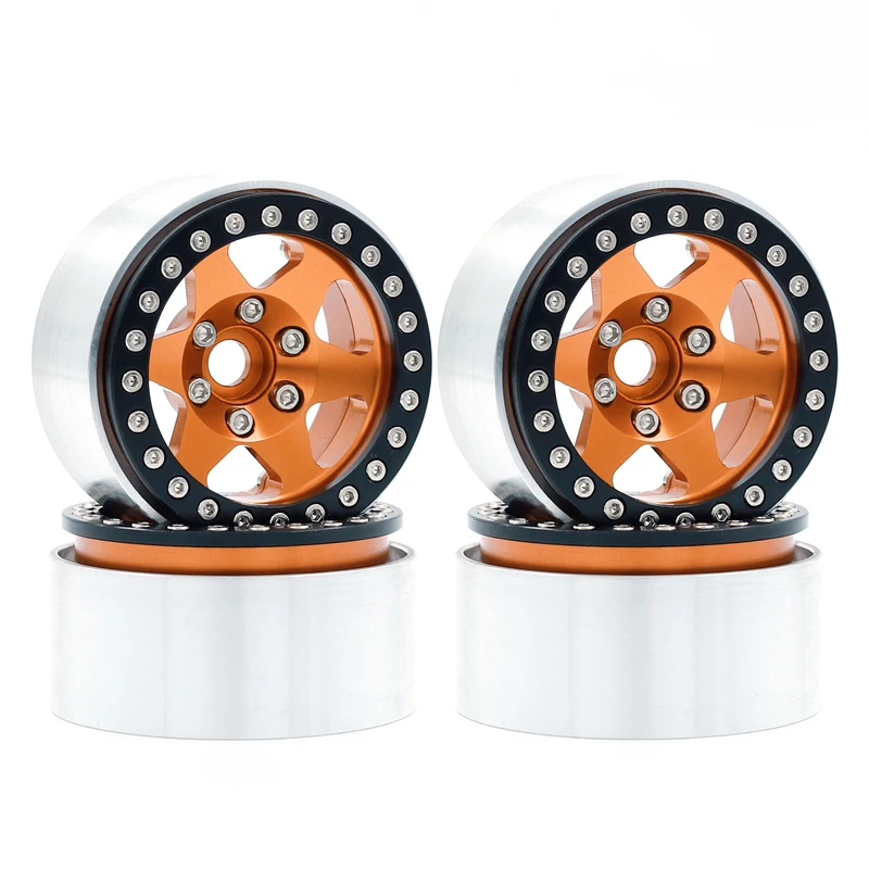 

4PCS Metal 1.9 Beadlock Wheel Rim Hub for 1/10 Traxxas Hsp Redcat Rc4wd WRAITH Tamiya Axial SCX10 D90 HPI RC Car Spare Part
