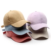 solid color vintage cap smooth board trend hat chicken skin velvet mens fashion cap caps for men simplicity womens baseball