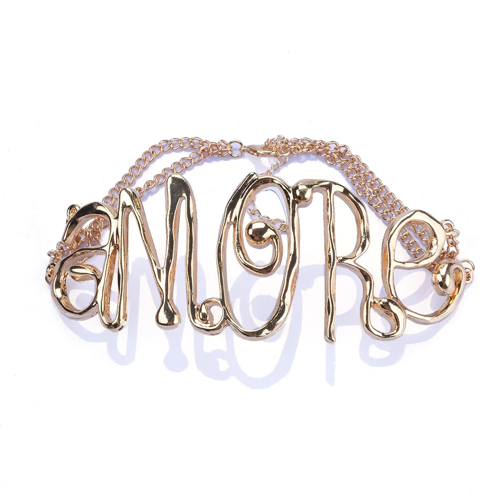 Новинка ZA 2023 металлическое ожерелье-чокер с бабочкой в стиле хип-хоп увеличенная