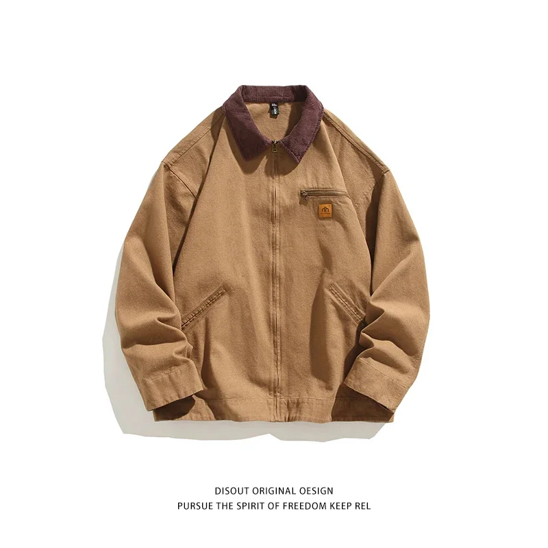Американская высококачественная рабочая куртка с лацканами осенне-зимнее