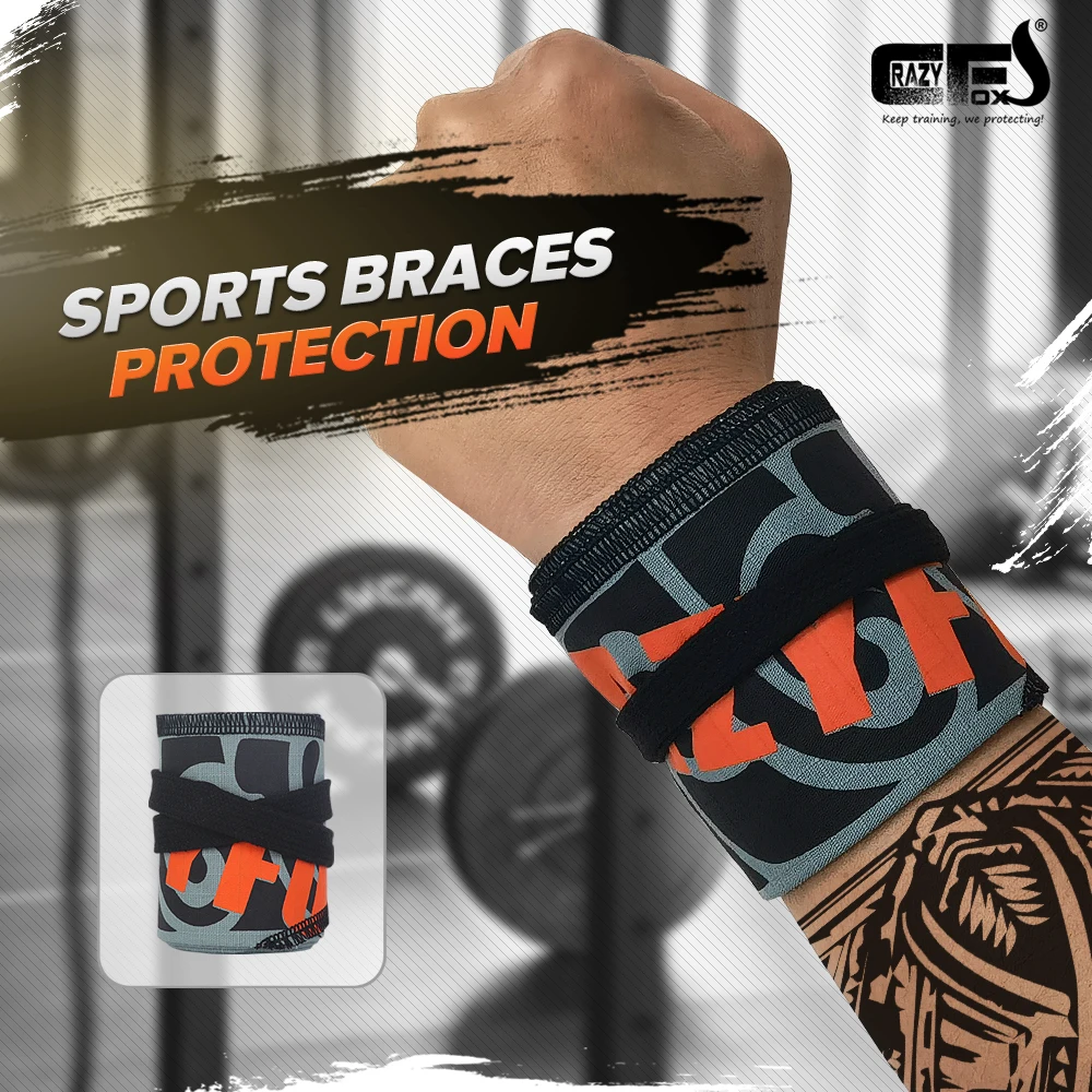 Универсальные хлопковые повязки для поддержки запястья бега тренировок по