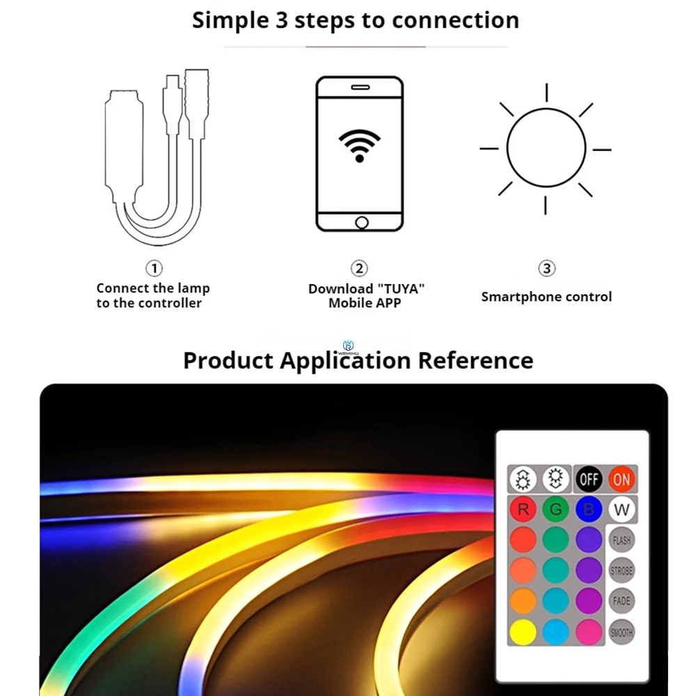 Музыкальный Bluetooth-контроллер APP RGB для WS2812 WS2811 WS2815 Светодиодная лента умная