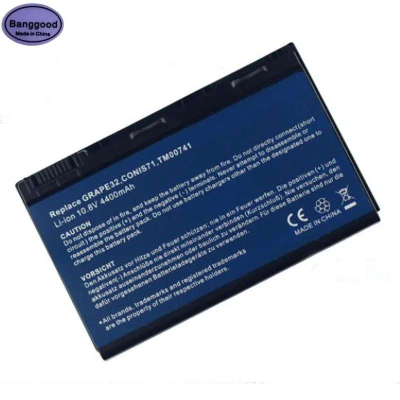 

AR5321LH 4400mAh Laptop Battery for Acer Aspire 5210 5315 5630 GRAPE31 GRPAE34 TM5720 TM7520 Extensa 5220 5620Z 7220 7620