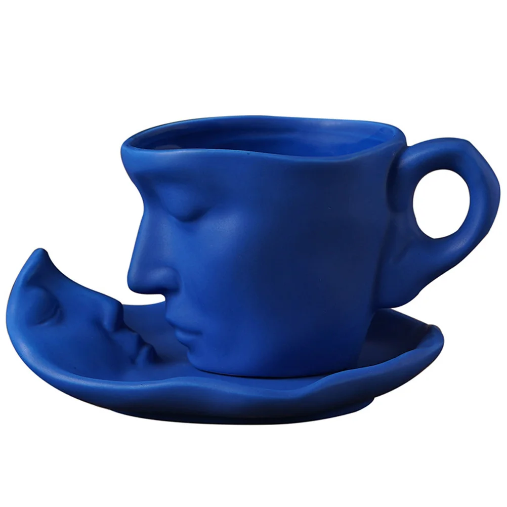 

Espresso Kcups Ceramic Coffee Mug One Year Anniversary Gifts Beverage Mugs Couple 3d Handmade Matte