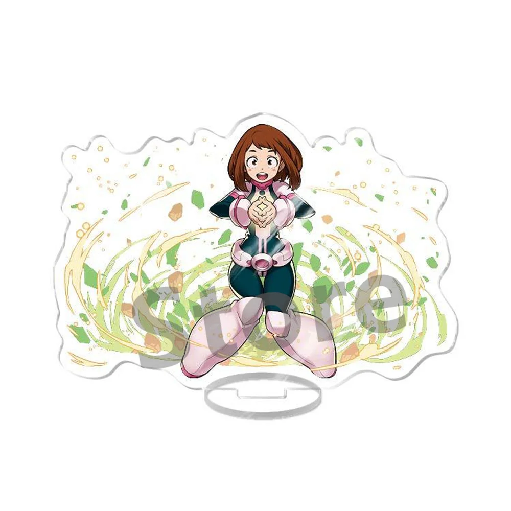 Фото Аниме My Hero Academia акриловая подставка Todoroki Shoto фигурка игрушка Бакуго Кацуки ПВХ настольная подставка модель подарок 15 см №3