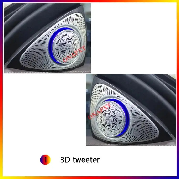 

Неоновая лампа 3/12/64 цветов для Benz C/GLC класса W205 X253, атмосфера окружающего света, светодиодное вентиляционное отверстие, 3D твитер