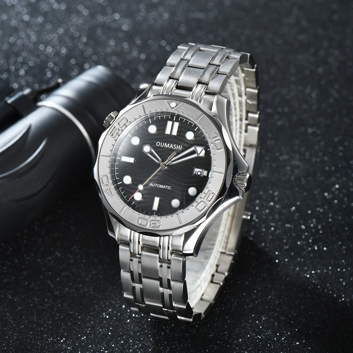 

Men's Watch Luxury Brand Automatic Mechanical Watch Stainless Steel 904L Calendar Display Luminous Waterproof