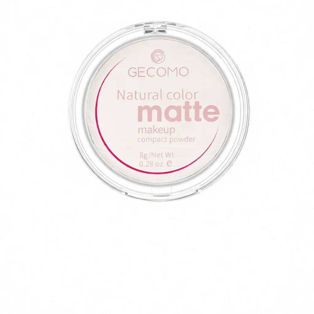 Фото GECOMO Banana Setting Powder Водостойкая компактная пудра для контроля жирного блеска, стойкий макияж для лица, консилер с осветляющим эффектом. №5