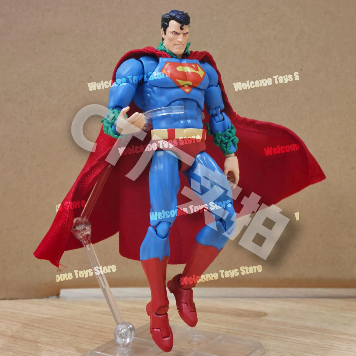Фото В наличии: Фигурка Ct Toys Hush Superman Mafex 117 Супермен Бэтмен DC, аниме-фигурка, модель, подарки, игрушки №5