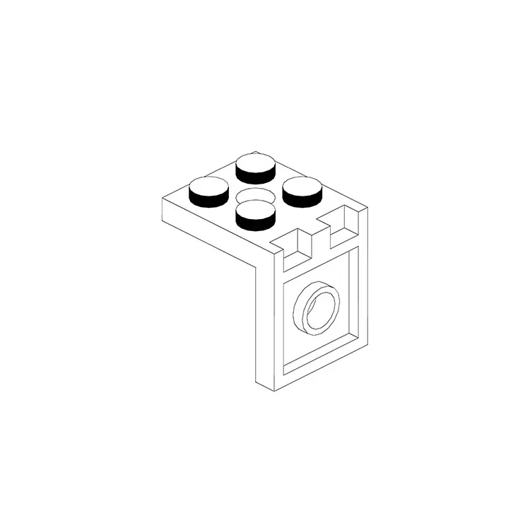 Фото MOC 100 шт. Пазл-конструктор 3956, кирпичики 2x2-2x2 с 2 отверстиями, опорные блоки, игрушка, подарок на день рождения, дропшиппинг №1